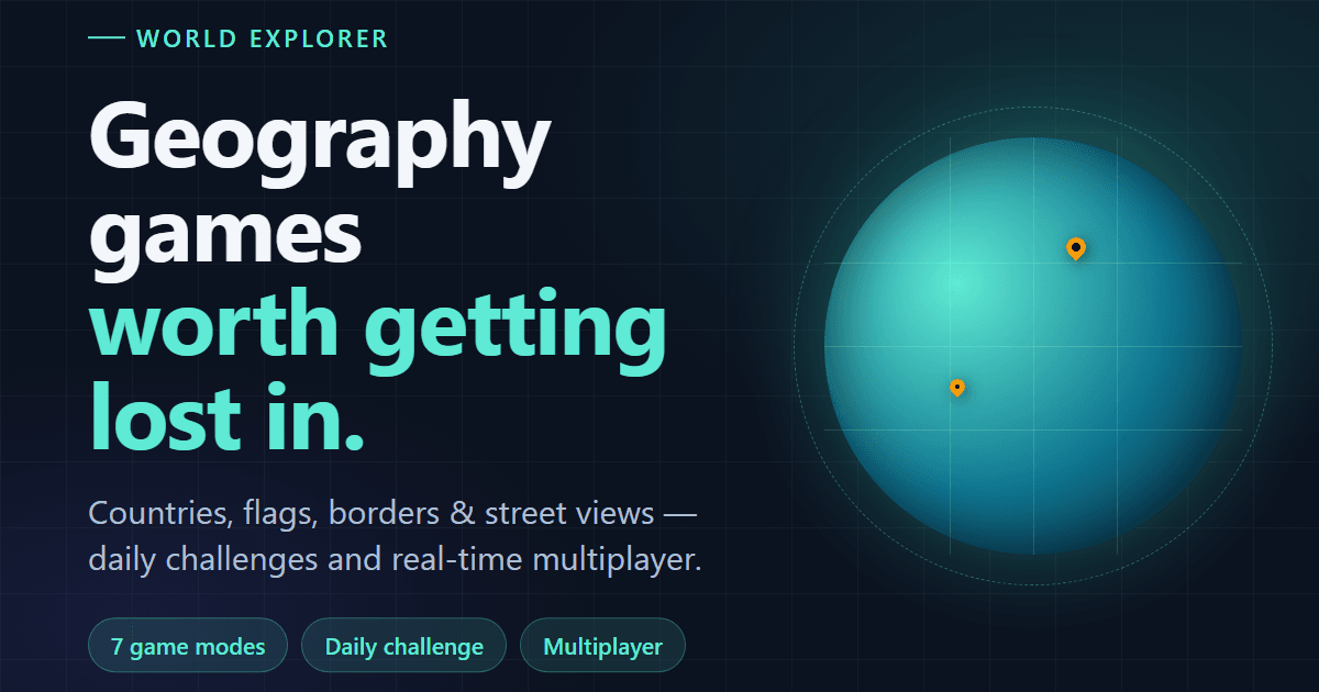 World Explorer — Geography Games
